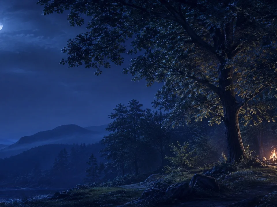 A quiet natural landscape from the SleepBetter nature collection